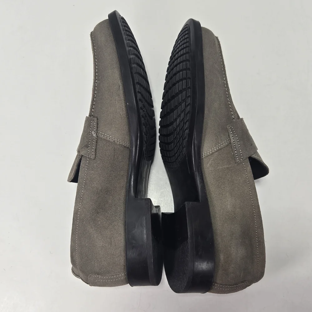 Soldoni Men's Suede Leather Loafers Made In Italy Men's Size EU 42 US 9.5-10